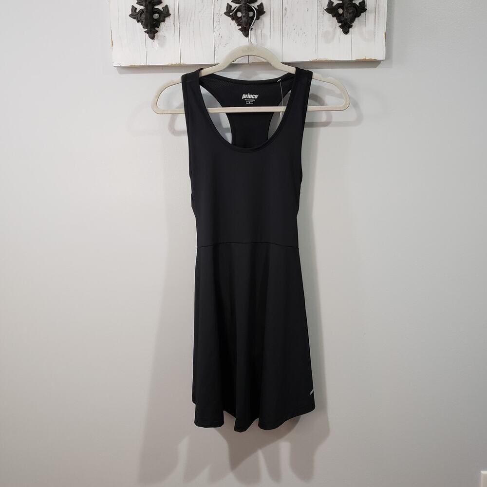 Prince Black Tennis Match Dress S NWT